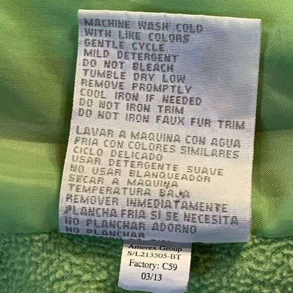 London Fog Infant Toddler Girls Jacket 24M Hooded Pink Zip Up Warm EUC - Picture 8 of 12